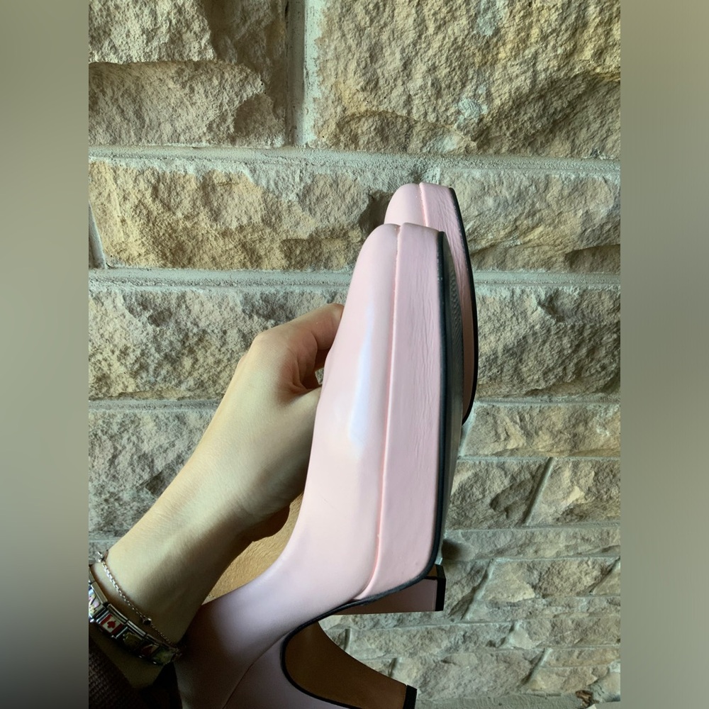 💗 DR LIZA Shirley Pink Pump Heels Orthopaedic Comfort Leather Size 9 like new - Picture 14 of 16